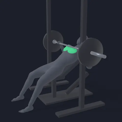 Smith Machine Incline Bench Press demo