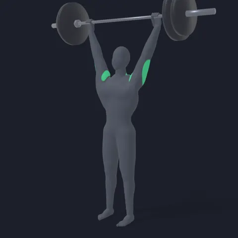 Snatch Grip Behind the Neck Press demo