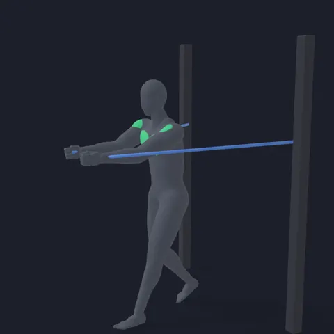 Standing Resistance Band Chest Fly demo